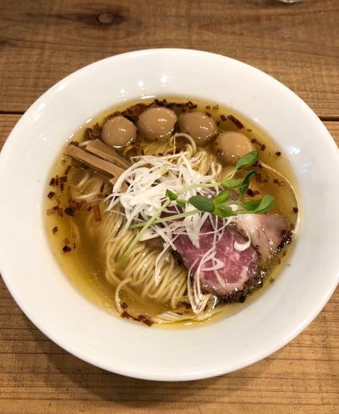 「うずらの味玉 Kiri_Soba(潮) ￥900」@The Noodles & Saloon Kiriyaの写真