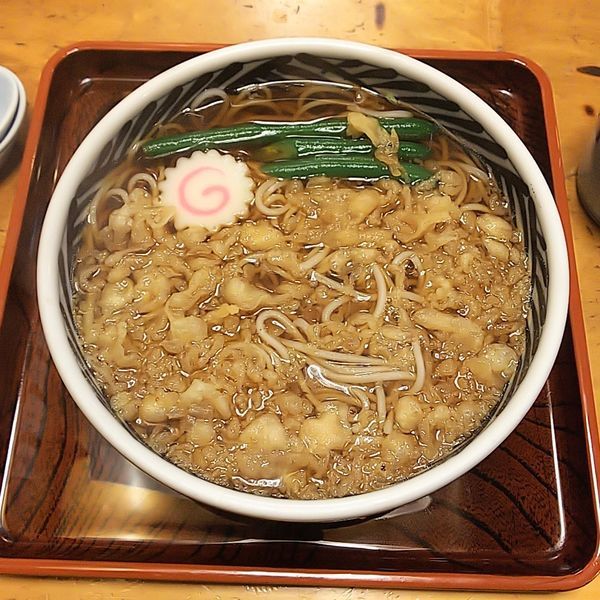 「たぬきそば（温）」@巴屋の写真