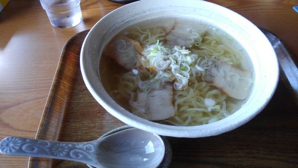 「会津山塩らあめん(並) 700円」@奥裏磐梯らぁめんやの写真