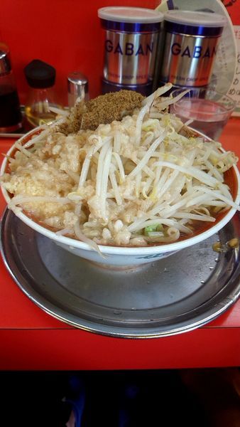 「大ラーメン750円全増し」@麺でる 戸越店の写真