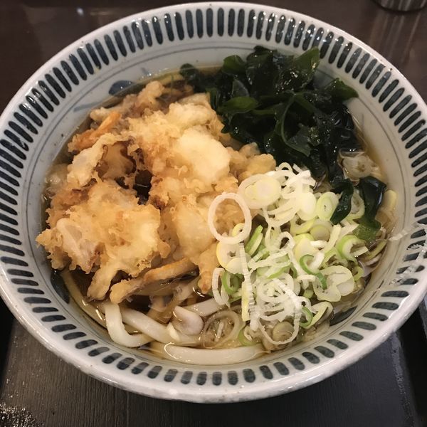 「いかのかき揚げ（￥500）」@本家しぶそばの写真