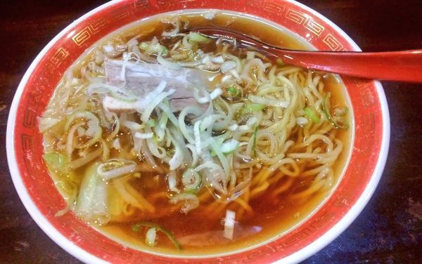 「魚介醤油らーめんセット」@横浜餃子軒の写真