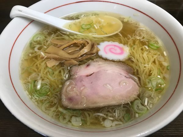「中華そば  600円」@ホームラン食堂の写真