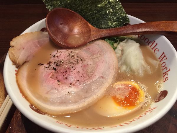 「ラーメン＋替玉760」@Noodle Works -BALI-の写真