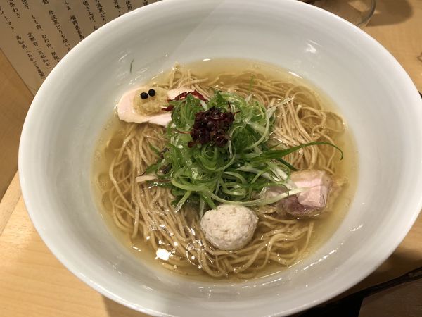 「塩そば1000円」@饗 くろ㐂の写真