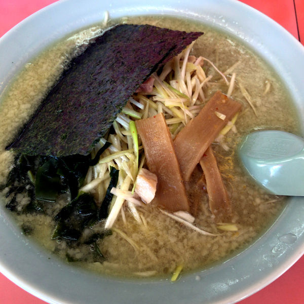 「ネギラーメン（半麺・固め・コッテリ）740円」@ラーメンショップ 太田店の写真