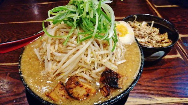 「野菜豚そば+大盛り+味玉+Bセット」@北のらーめん 美空の写真