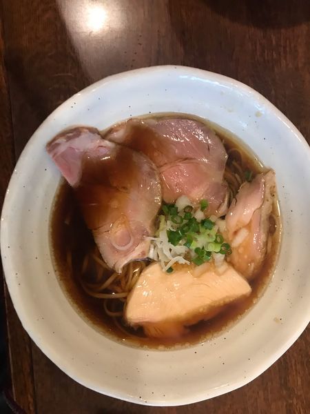 「煮干しブラック鶏そば」@麺処 鶏谷の写真