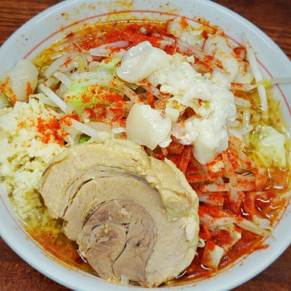 「【メニュー一新】辛豚そば（辛さ４）８００円」@激辛ラーメン専門店 レッチリ 土浦本店の写真