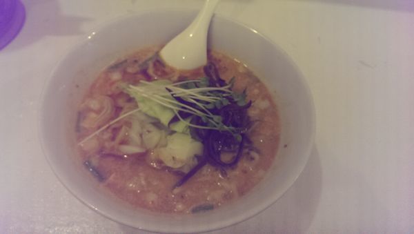 「濃厚担々麺、替玉二玉」@らーめん とん駒の写真