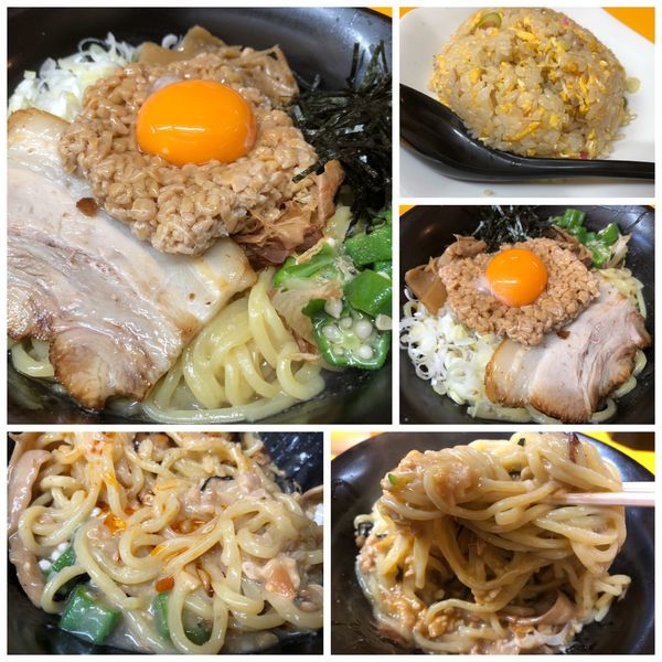 「【限定】ネバソバ 850円 半チャーハン 350円」@大友食堂の写真