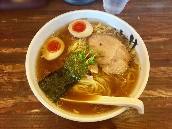 「煮玉子ラーメン 大盛」@ラーメンみたけの写真