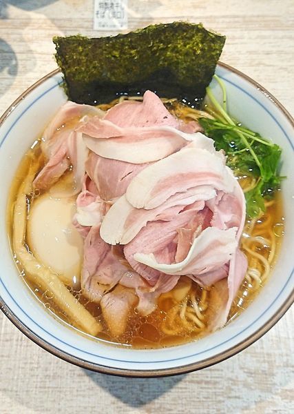 「特製煮干そば(淡口)」@中華そば 四つ葉の写真