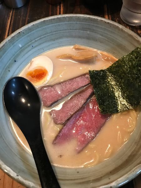 「牛骨らーめん（太麺）」@らーめん きよつきの写真