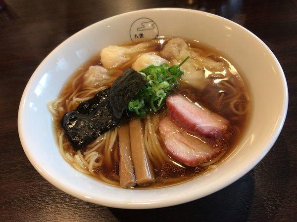 「特製ワンタン麺（ハーフ）」@八雲の写真