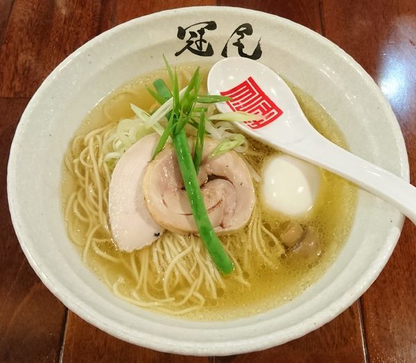 「味玉鶏清湯らぁめん」@らぁめん冠尾 恵比寿西店の写真