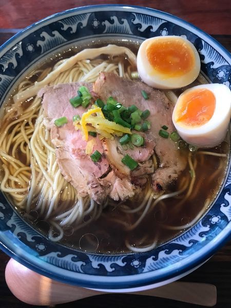 「味玉醤油ラーメン（大盛り）」@麺処 山一の写真