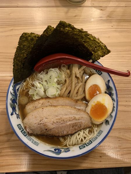 「煮干なんとかスペシャル？大盛り 細麺」@くじら食堂 nonowa東小金井店の写真