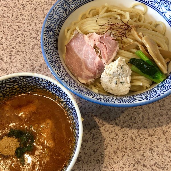 「【限定】海老とトマトのつけそば（中盛）」@麺処 かつ善の写真