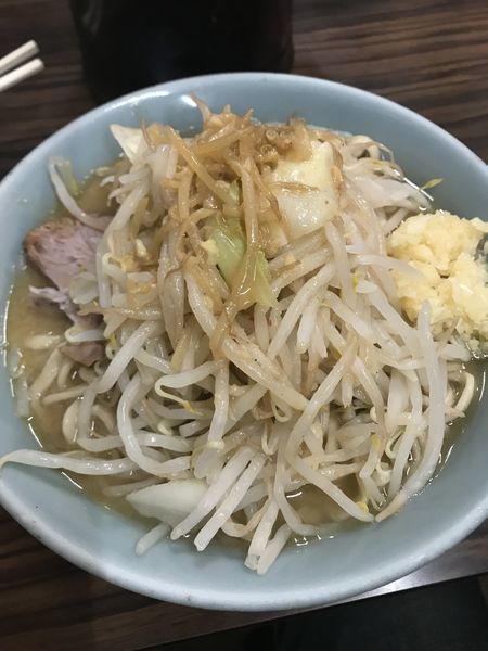 「【限定】味噌ラーメン、ヤサイ、ニンニク」@味噌麺処 花道庵の写真