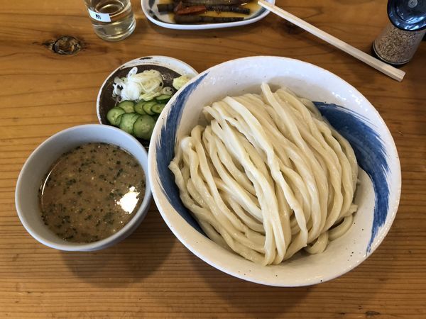 「冷汁うどん(特盛)」@武蔵野うどん めんこやの写真