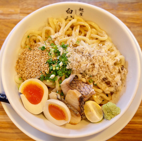 「鯛香露…980円、天然羅臼昆布〆味玉…150円」@二代目 白神の写真