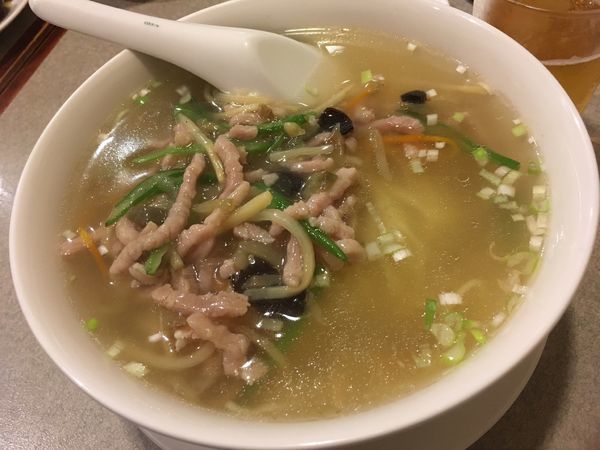 「豚肉とザーサイのラーメン」@心苑の写真