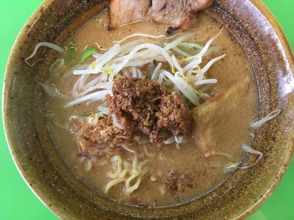 「九州麦味噌らーめん 756円（炙りチャーシュー+129円）」@蔵出し味噌らーめん 麺次郎 大みか店の写真