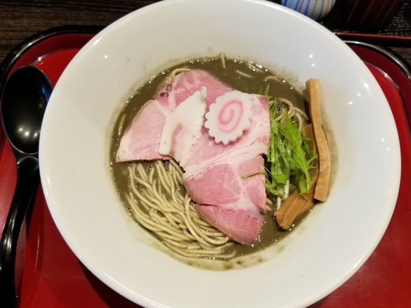 「濃厚煮干そば＋和え玉」@鶏そば なんきち 東京店の写真