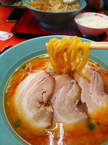 「味噌チャーシュー麺 チャーシュー3枚」@くるまやラーメン 足立保木間店の写真