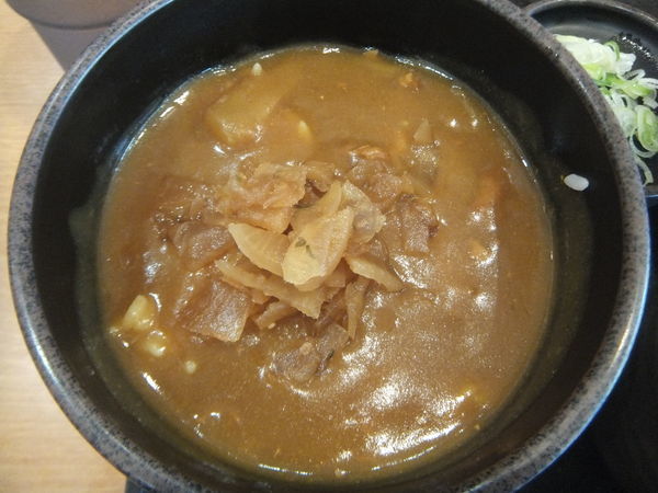 「朝そば(カレー)360円・クーポンでおろし70円が無料」@ゆで太郎 柏名戸ヶ谷店の写真