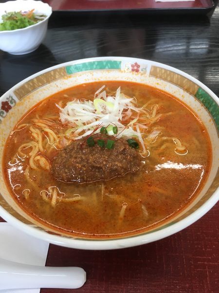 「担々麺（600円）」@道の駅 中山盆地の写真