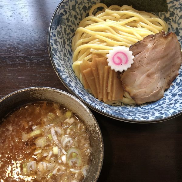 「【土・日限定】えび香る鶏豚骨つけ麺」@麺処はなぶさの写真