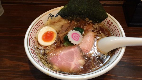 「わんたんそば」@二代目 にゃがにゃが亭の写真