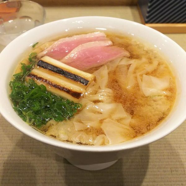 「鴨ワンタン麺  900円」@らーめん 鴨to葱の写真