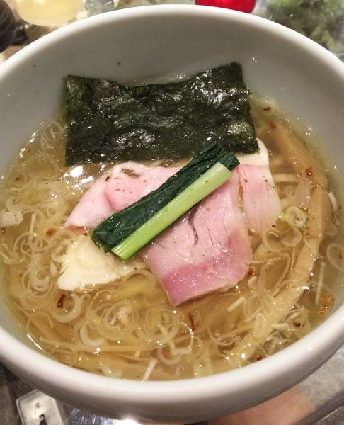 「柚子香る塩煮干しsoba」@Japanese Ramen Noodle Lab Qの写真