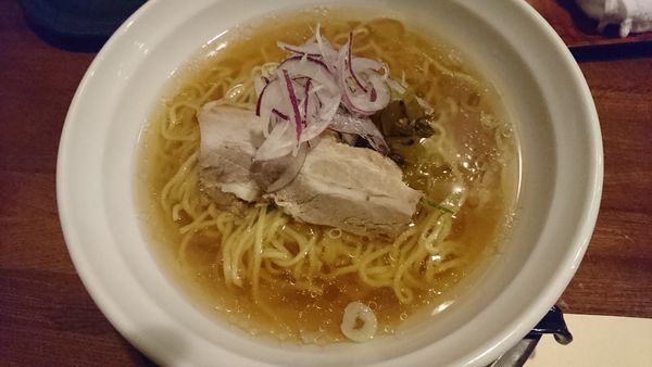 「比内地鶏の中華そば」@麺酒菜 おり座の写真