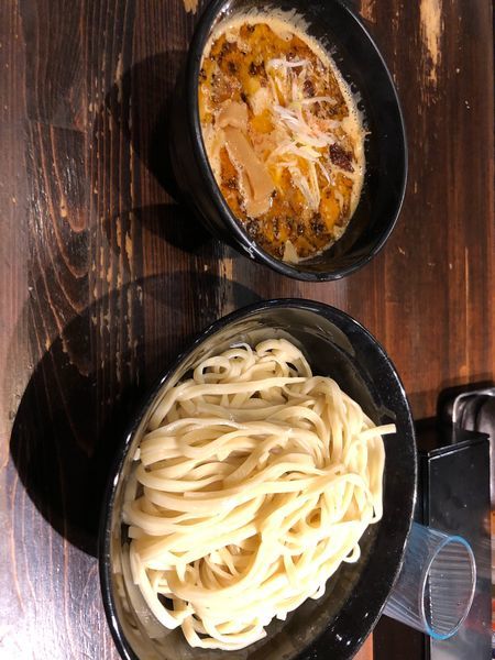 「海老香味つけ麺大盛り」@麺や 蒼 AOIの写真