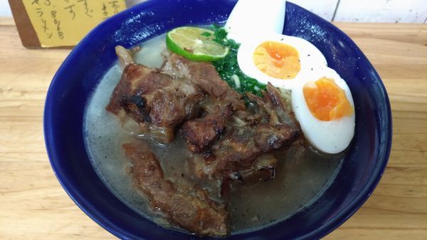 「島ラーメン＋チャーシュー」@島ラーメン ハレルヤ食堂の写真