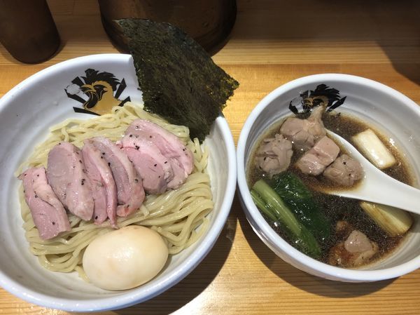 「特製鴨中華つけそば（醤油）」@満鶏軒の写真