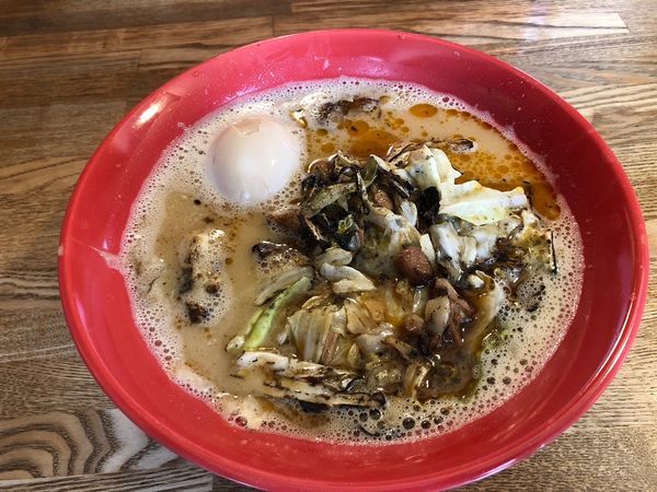 「ばかたれみそ+味玉子」@仙川らーめん ばかたれの写真