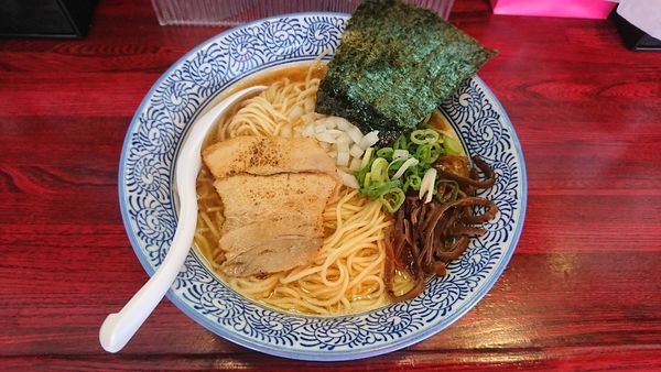 「煮干し中華そば(醤油)750+大盛100」@煮干中華そば 十六夜の写真