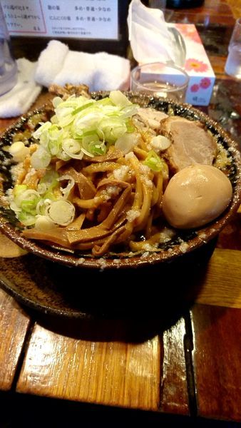 「爆盛油脂麺880円」@らーめん 平太周 味庵の写真