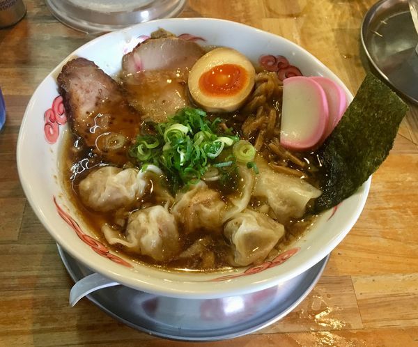 「流星グッドオールドワンタン麺【限定】 1300円」@流星軒の写真