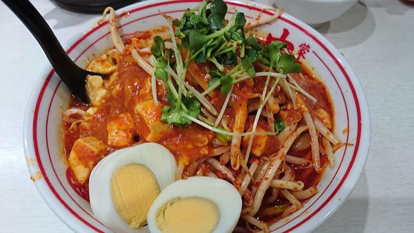 「北極の火山 クーポン玉子」@蒙古タンメン 中本 川崎店の写真