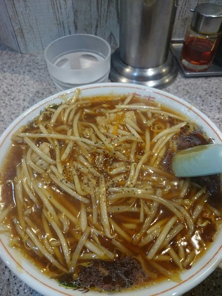 「もやしラーメン ￥570」@ラーメン王 後楽本舗の写真