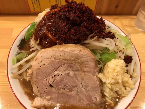 「ラーメンレッド880円」@豚骨味噌ラーメン ブタ星の写真