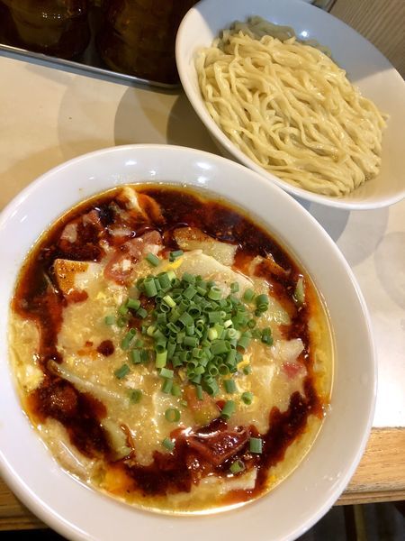 「【限定】トマト酸辣湯つけ麺 (昆布水Ver) ￥850」@麺屋 扇 SENの写真