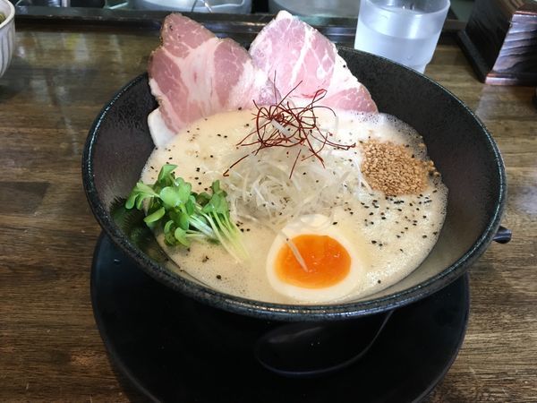 「おさかな鶏白湯800」@フカクサ製麺食堂の写真