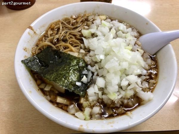 「ぐうらーめん+薬味(タマネギ)増し (780円)」@ぐうらーめんの写真